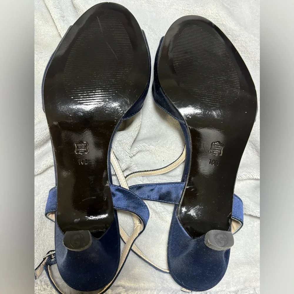 Caparros Midnight Blue Strappy Heels
